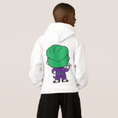 Zweiseitiger Chibi-Joker Hoodie (Schwarz voll)