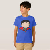 Zweiseitiger Chibi Superman T-Shirt (Vorne ganz)