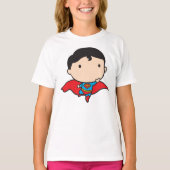 Zweiseitiger Chibi Superman T-Shirt (Vorderseite)