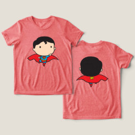 Zweiseitiger Chibi Superman Tri-Blend Shirt