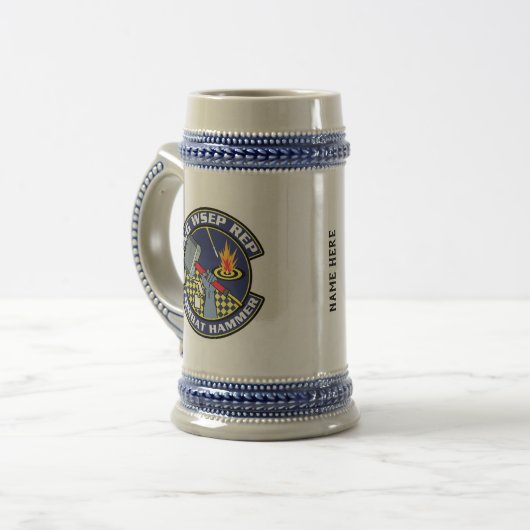 Zweiseitiger Stein mit Name Bierglas (Vorderseite Links)