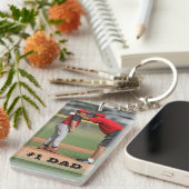 Zweiseitiges benutzerdefiniertes Foto #1 Vater-Vat Schlüsselanhänger (Vorderseite rechts)