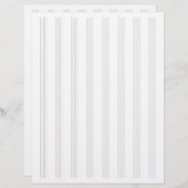 Zweiseitiges Dokument der Mitarbeiter von Landscap Briefbogen (Vorne/Hinten)