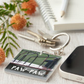 Zweiseitiges Foto-Design von Paw-Paw Schlüsselanhänger (Vorderseite rechts)