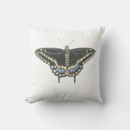 Zweiseitiges handGezeichnet schwarzes Frack Kissen