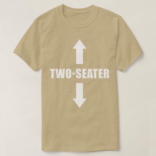 Zweisitzer-Funny T-Shirt (Design vorne)