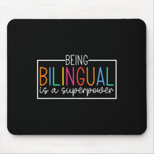 Zweisprachig zu sein ist eine Superkraft Ck To Sch Mousepad