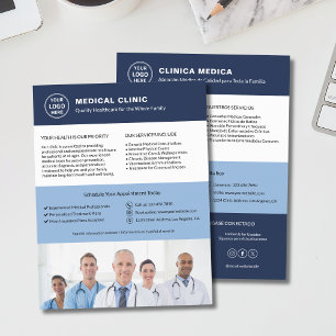 Zweisprachige medizinische Klinik   Englisch Spani Flyer