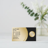 Zweisprachige Notar-Visitenkarten Visitenkarte (Stehend Vorderseite)