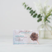 Zweisprachige Reinigungsdienste - Visitenkarten Visitenkarte (Stehend Vorderseite)