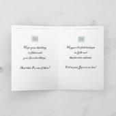 Zweisprachige schwedische und englische Geburtstag Karte (Innenseite)