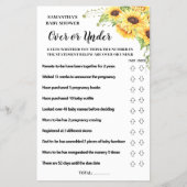 Zweisprachige Spielkarte für ein oder unter Babydu Flyer (Vorne)