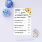 Zweisprachige Spielkarte für ein oder unter Babydu Flyer (Einzeln)