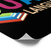 Zweisprachige Teamlehrerschule Poster (Ecke)