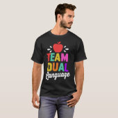 Zweisprachige Teamlehrerschule T-Shirt (Vorne ganz)