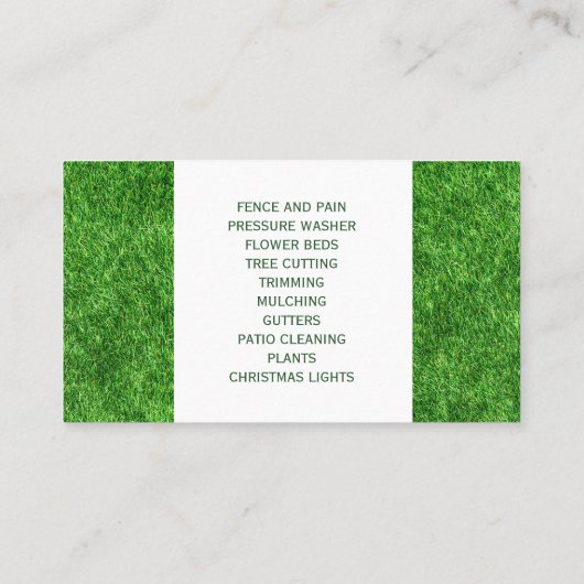 Zweisprachiger Launch Service Visitenkarte (Rückseite)