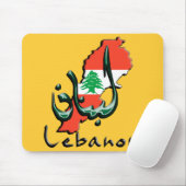 Zweisprachiger Mousepad des Libanons 3D (Mit Mouse)
