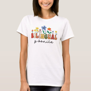 Zweisprachiger Spanischlehrer - Maestra in zwei Sp T-Shirt