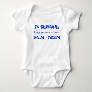 Zweisprachiges Baby Strampler