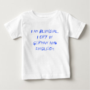 Zweisprachiges Baby T-shirt
