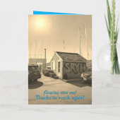 Zweisprachiges Englisch/Spanisch Danke geklaut! Be Karte (Rückseite)