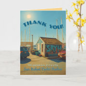 Zweisprachiges Englisch/Spanisch Danke geklaut! Be Karte (Gelbe Blume)