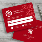 Zweisprachiges vietnamesisches englisches Rotes Ho