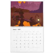 Zweisseitiger Kunstkalender Kalender (Mär 2027)