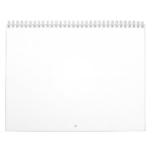 Zweisseitiger Mittelkalender, Weiß Kalender
