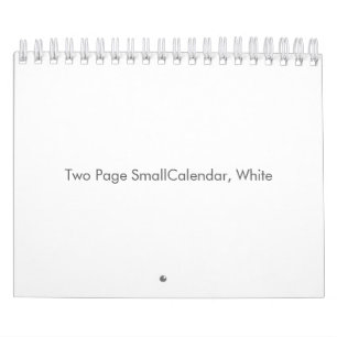 Zweisseitiger SmallCalendar, Weiß Kalender