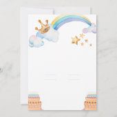 zweitägige Einladung (Rückseite)