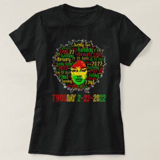 Zweitägiger Dienstag, 2.22.2022 Schwarze Geschicht T-Shirt