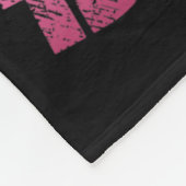 Zweite 2. Basisspass Baseball Brustkrebs-Bewusstse Fleecedecke (Ecke)