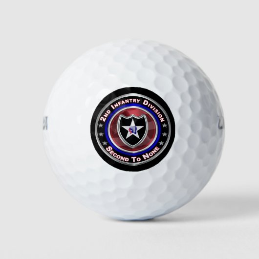 Zweite Abteilung Infanterie "Indianhead Division" Golfball (Vorderseite)