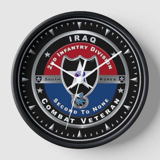 Zweite Abteilung Infanterie Irak Veteran Uhr (Vorderseite)