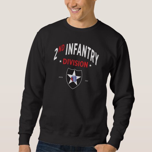 Zweite Abteilung Infanterie - Militär der Vereinte Sweatshirt (Vorderseite)