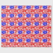 Zweite Änderung der Gewebeflagge Geschenkpapier (Flach)