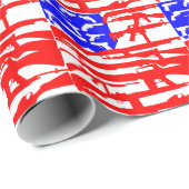 Zweite Änderung der Gewebeflagge Geschenkpapier (Rolleneckpunkt)