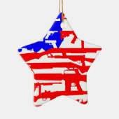 Zweite Änderung der Gewebeflagge Keramik Ornament (Rechts)