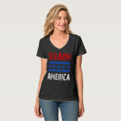 Zweite Änderung: Entwaffnen der USA - Patriotische T-Shirt (Vorderseite Vollansicht)