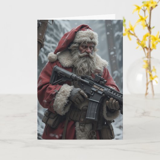 Zweite Änderung Funny Weihnachten Karte (Gelbe Blume)