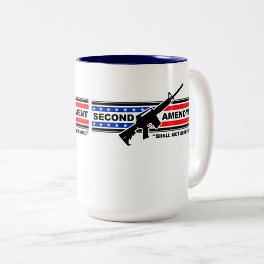 Zweite Änderung ist nicht verletzte Tasse (VorderseiteRechts)