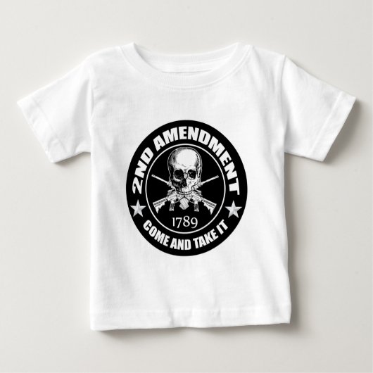 Zweite Änderung kommen ihm Schädel und AR nehmen Baby T-shirt (Vorderseite)