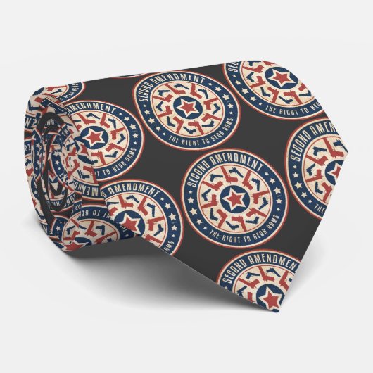 Zweite Änderung Krawatte (Gerollt)