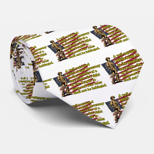 Zweite Änderung Krawatte (Gerollt)