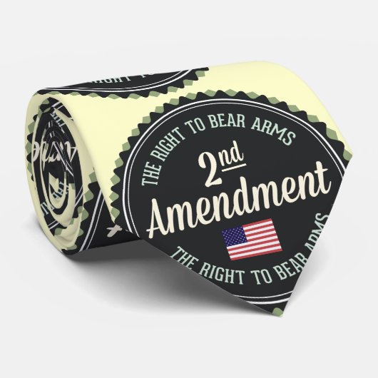 Zweite Änderung Krawatte (Gerollt)