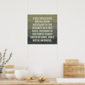 Zweite Änderung Poster (Küche)