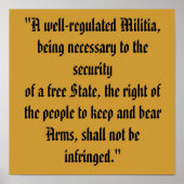 Zweite Änderung Poster (Vorne)