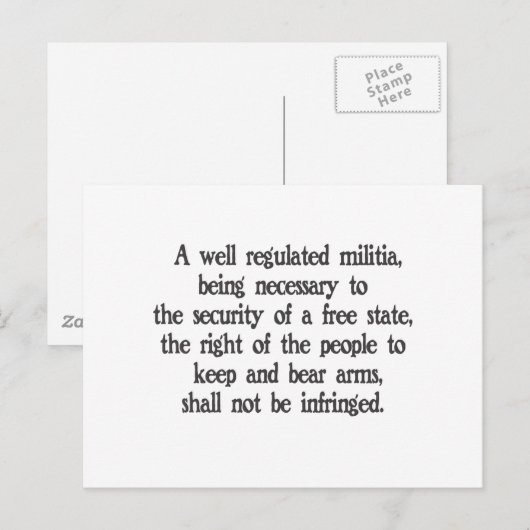 Zweite Änderung Postkarte (Vorne/Hinten)