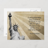 Zweite Änderung Postkarte (Vorne/Hinten)